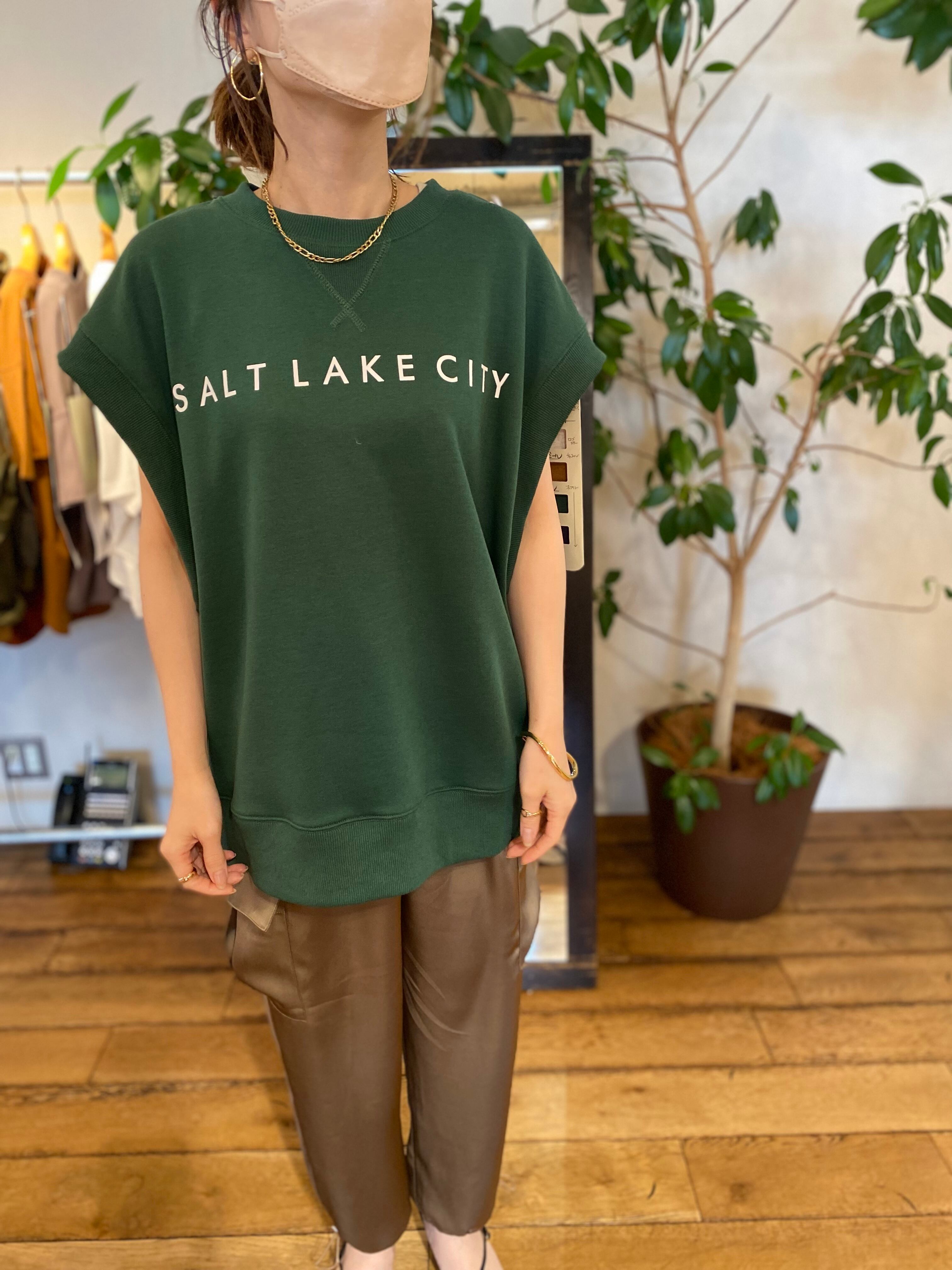【SELECT】ロゴ入り裏毛ワイドベスト