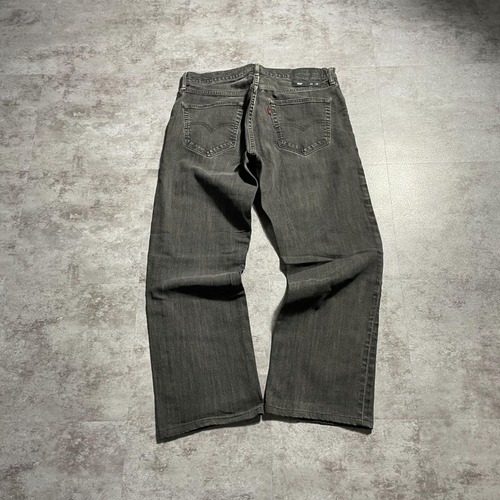 【W33 L30】 usa levi's 先染ブラック リーバイス 559 詳細写真2