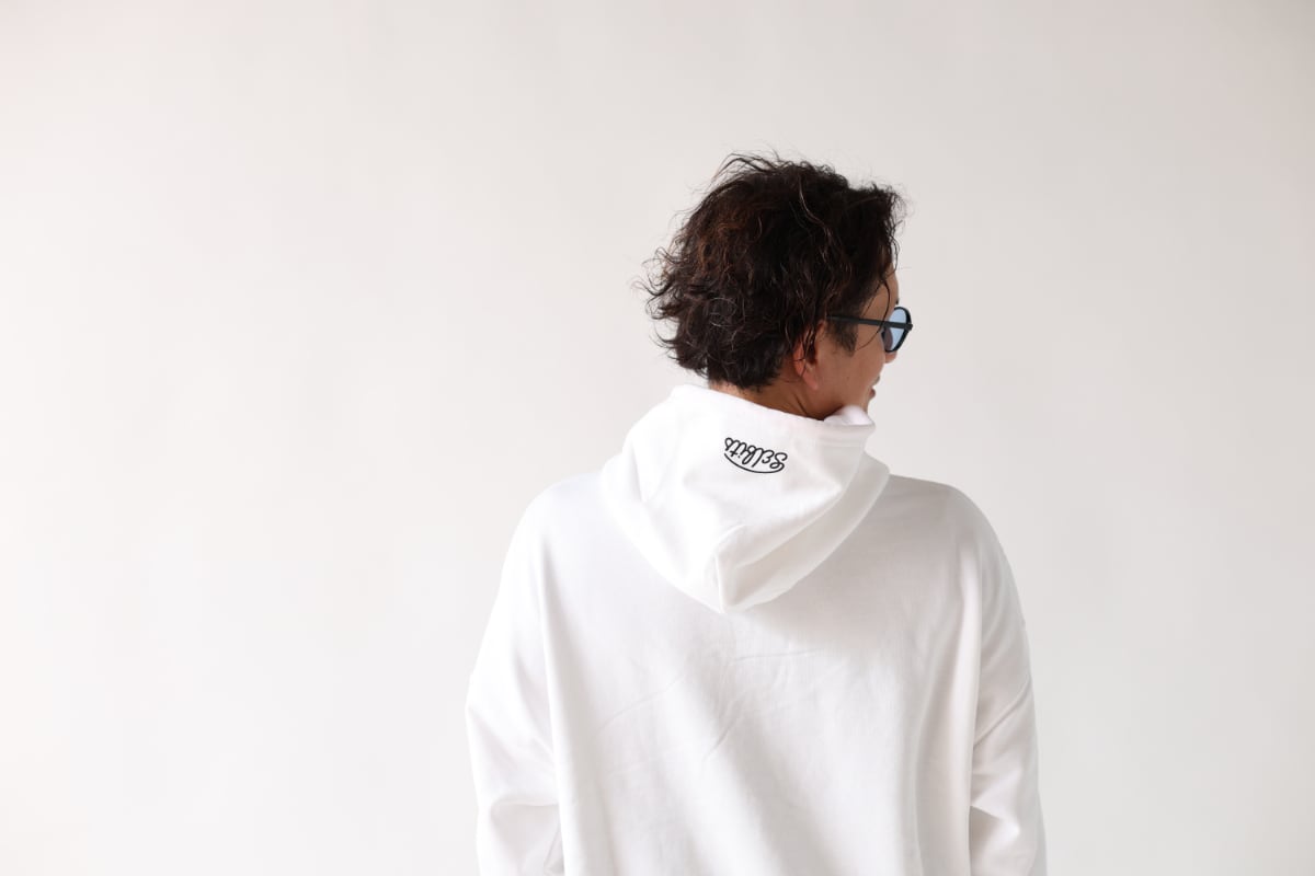 LOGO BLUE CAMOUFLAGE PARKA ”white” / 迷彩ロゴパーカー | SELBITS