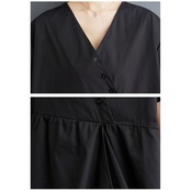 アシンメトリー ドレープ ワンピース  30188