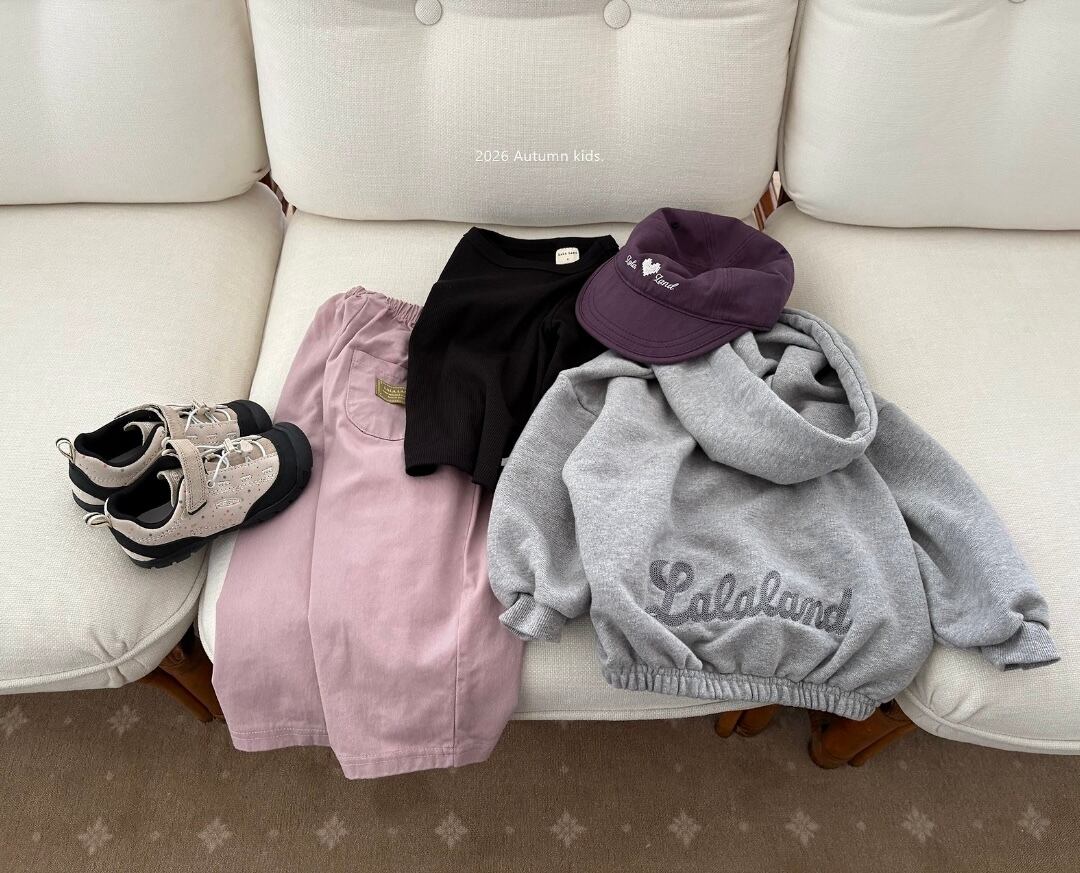 送料無料【予約】/ kidsベーラーリブTシャツ /lalaland