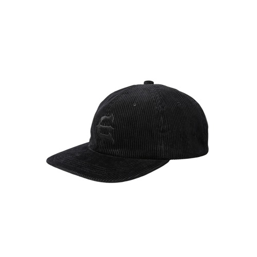 【Evisen Skateboards ゑ】CORD ONE-UP 6 PANEL(Black)〈国内送料無料〉