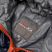 DUVETICA デュベティカ ジップアップ ダウンジャケット サイズ 48 /ネイビー×オレンジ