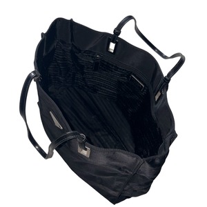 PRADA black nylon tote bag