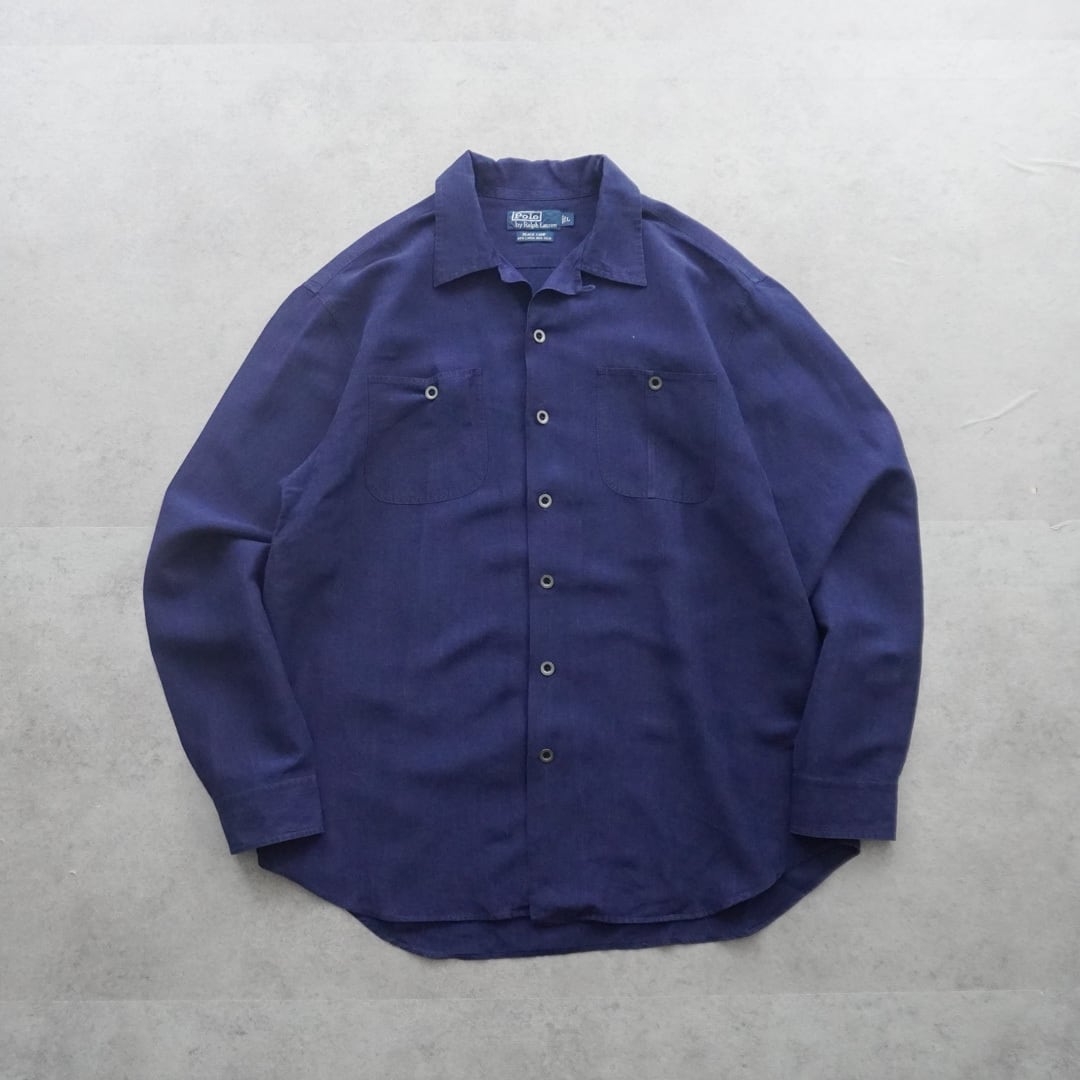 ヒ*デ様 【デッドストック】ポロ ラルフローレン BEACH CAMP シルク× Polo by Ralph Lauren 