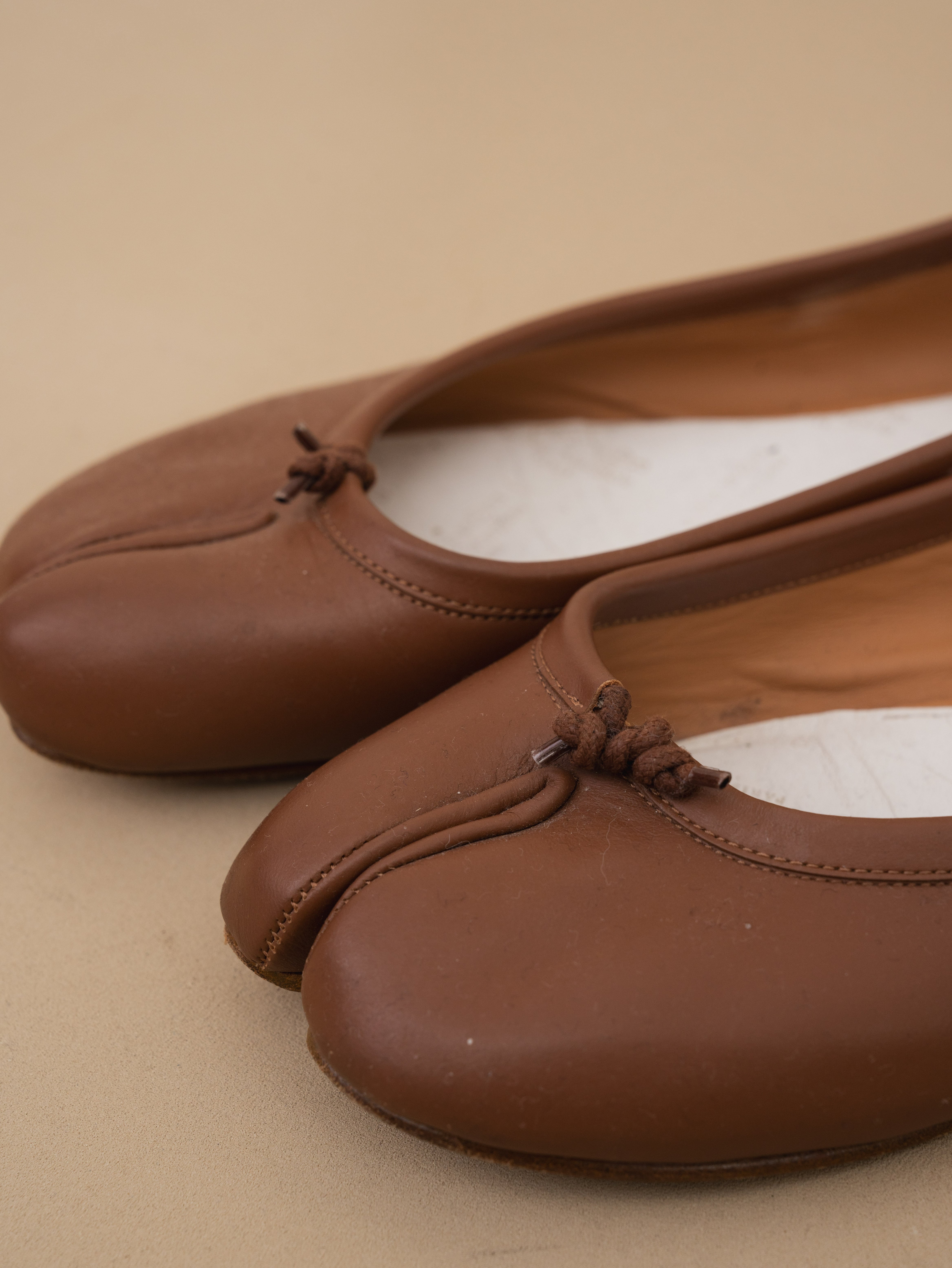 Maison Margiela Tabi タビ 足袋 バレリーナ シューズ brown