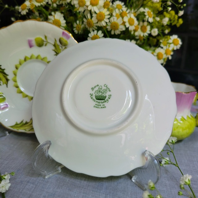 【ハマースレイ】アザミのカップ＆ソーサー