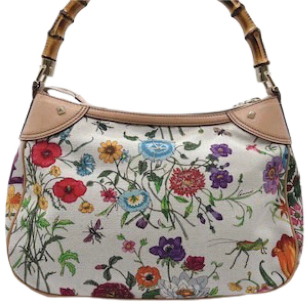 GUCCI】グッチ バンブー フローラ ハンドバッグ | Regalia.japan