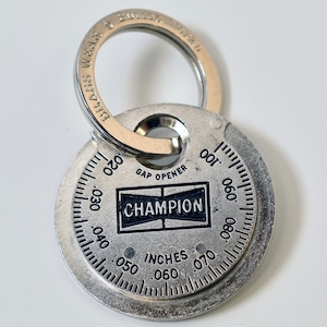 70s デッドストック Made in USA Champion Plug Gap Gauge Key Fob B