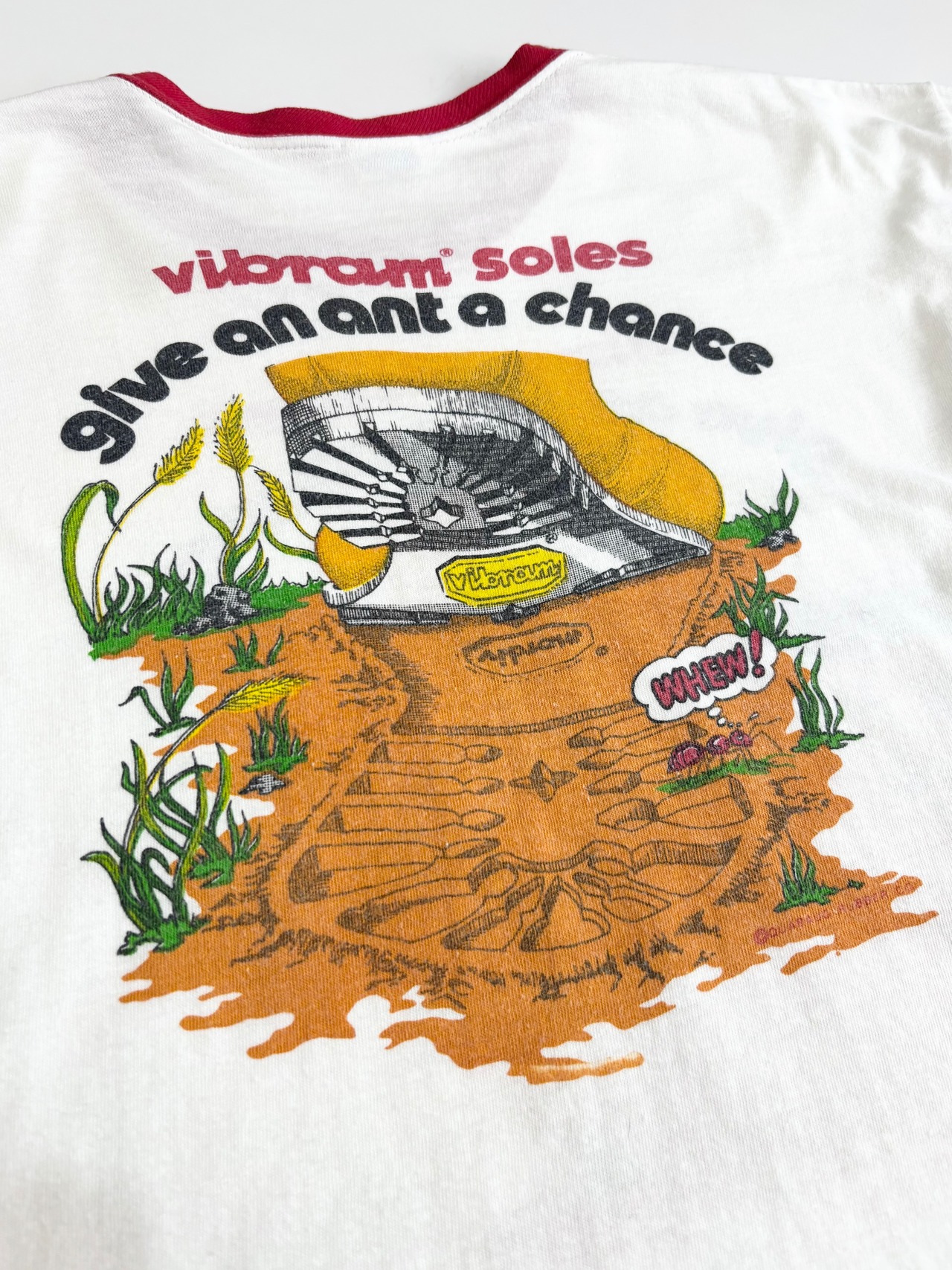 70s Champion "Vibram" Ringer Tee MADE IN USA Size L