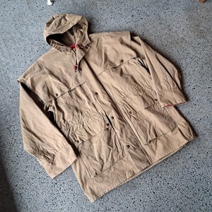 OUTBACK TRADING ライトキャンバス ケープ付きハンティングジャケット used [310071]