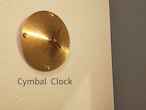 Cymbal Clock（シンバル×壁掛け時計）