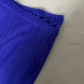 【受注予約：7月中旬入荷予定】pleated 【SK】/blue