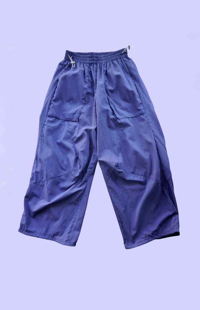 【Nora Lily】Pattern Clash Balloon Pants-/ブルー