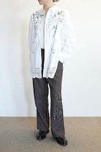 vintage lace big shirts-leaf