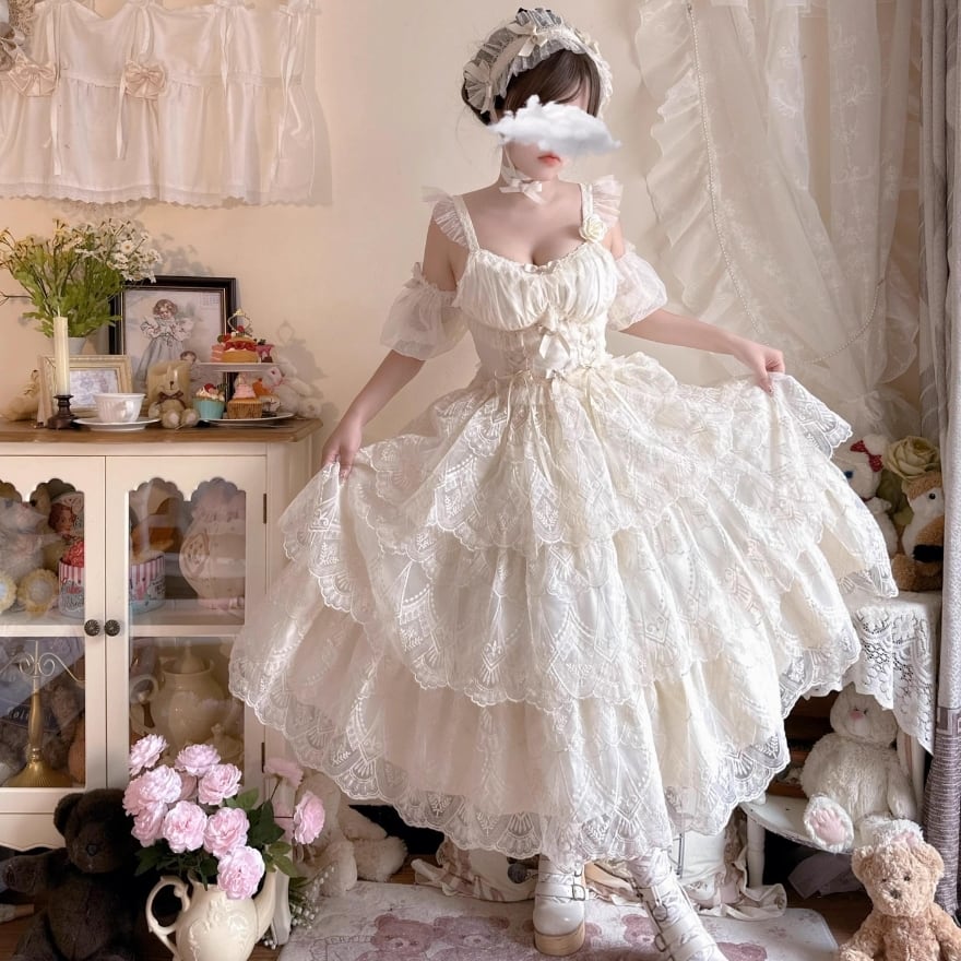 継袖 姫袖 かわいい 平成レトロ ろりぃた ダークゴシック｜天使と悪魔