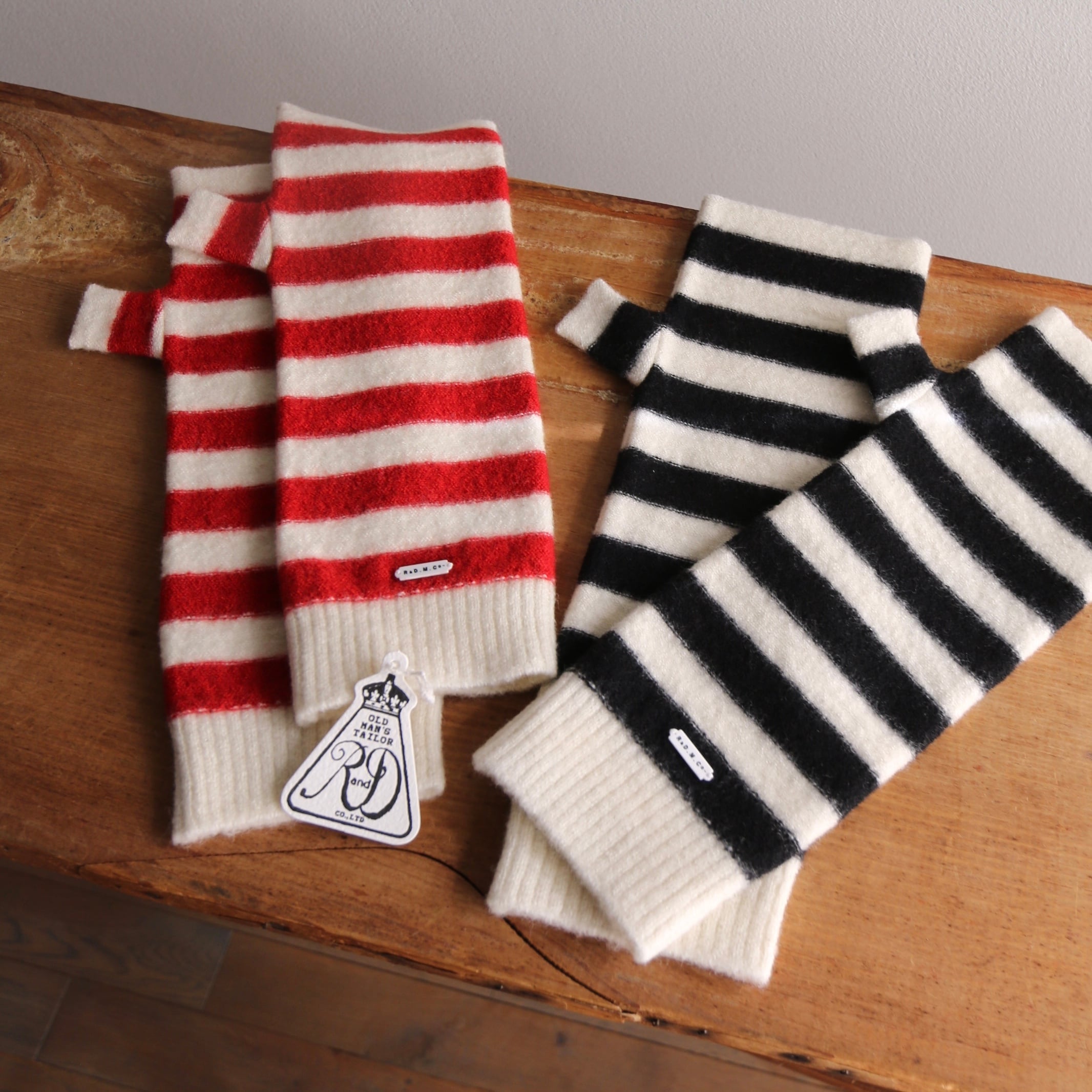 R&D.M.Co-/OLDMAN'S TAILOR オールドマンズテーラー 圧縮KNIT ARM WARMERS / 圧縮ニット アームウォーマー #7814