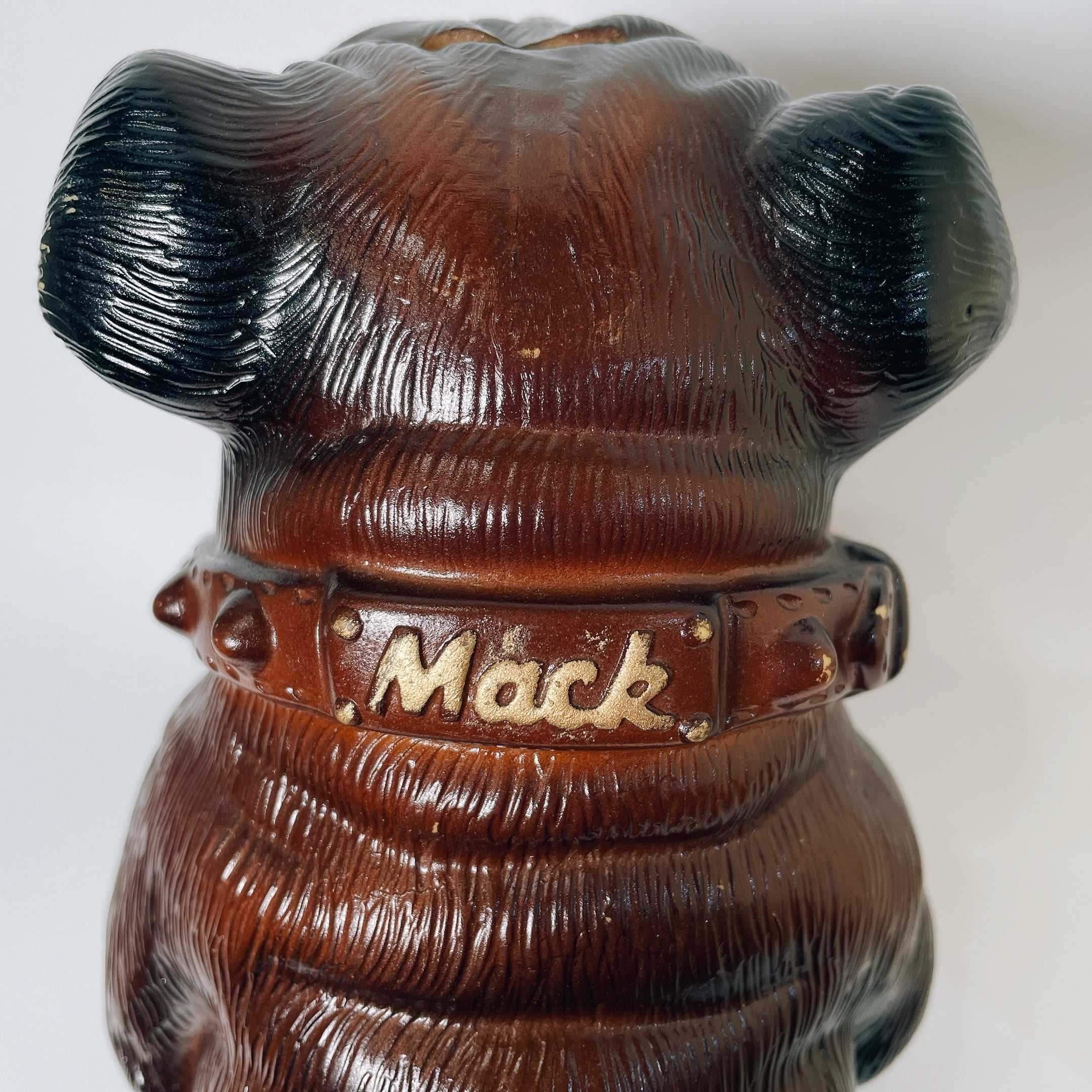70's Vintage Mack Truck Bulldog Piggy bank | Button Works Store