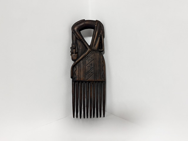 マリ共和国　ドゴン族　木製櫛　Wood Comb