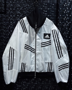 【ÆIEM】Special “original re:make” vintage patch work design High-neck track jacket