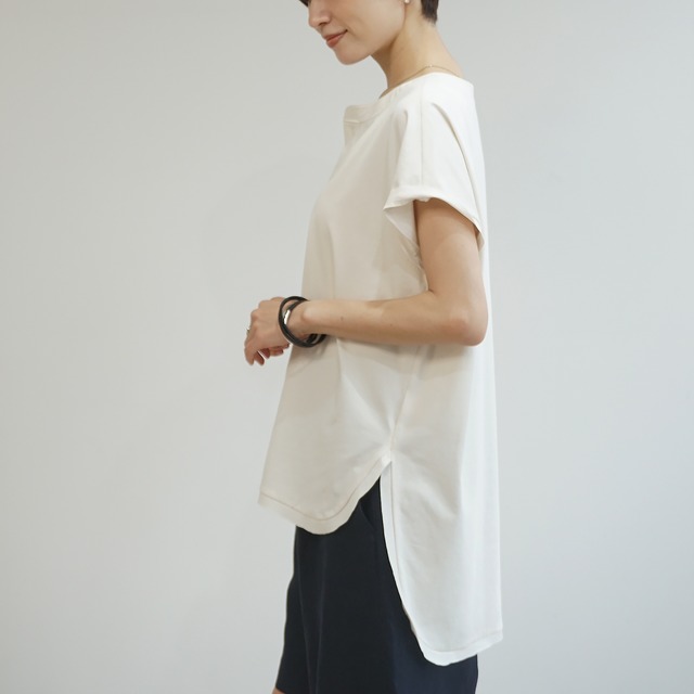 ヘンリーネックカットソー