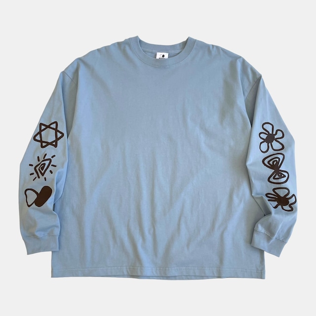 Reverse Active L/S Tee - acid blue