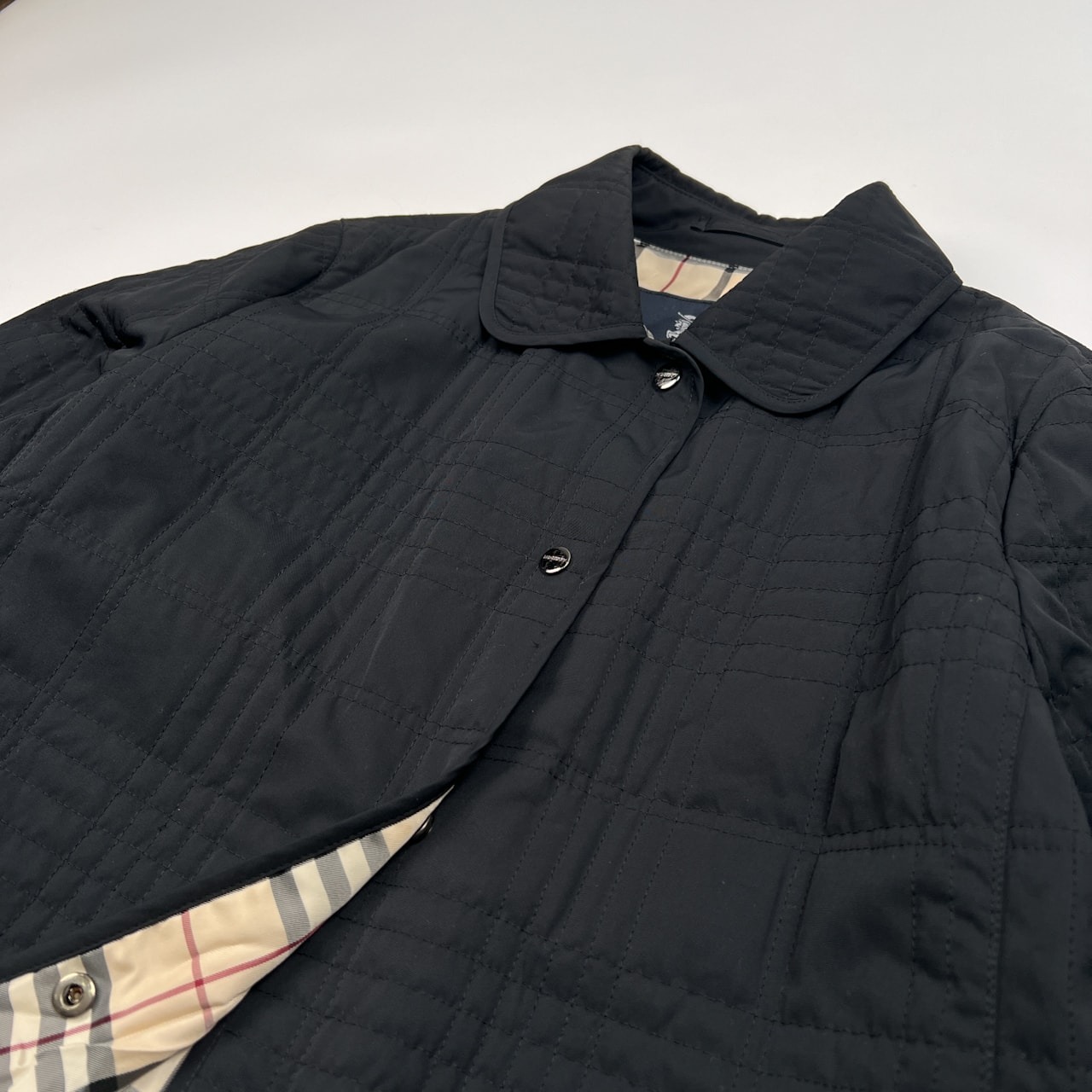 BURBERRY LONDON バーバリー ロンドン 裏チェック キルティング ジャケット サイズ 11 /ノバチェック/三陽商会/レディース