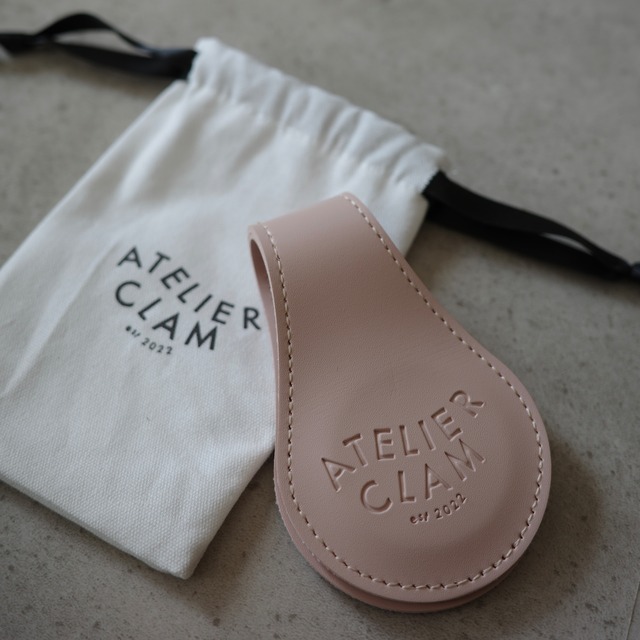blanket clip ( pink / brown )