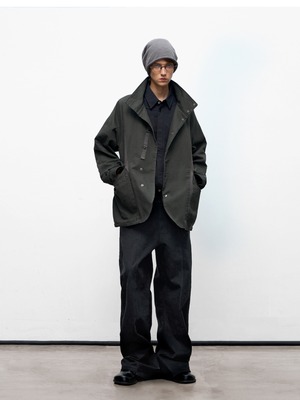 DECESOLO 25AW ウォッシュストレート ルーズパンツ