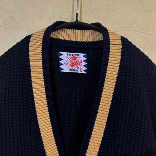 SON OF THE CHEESE サノバチーズ Line Cardigan カーディガン