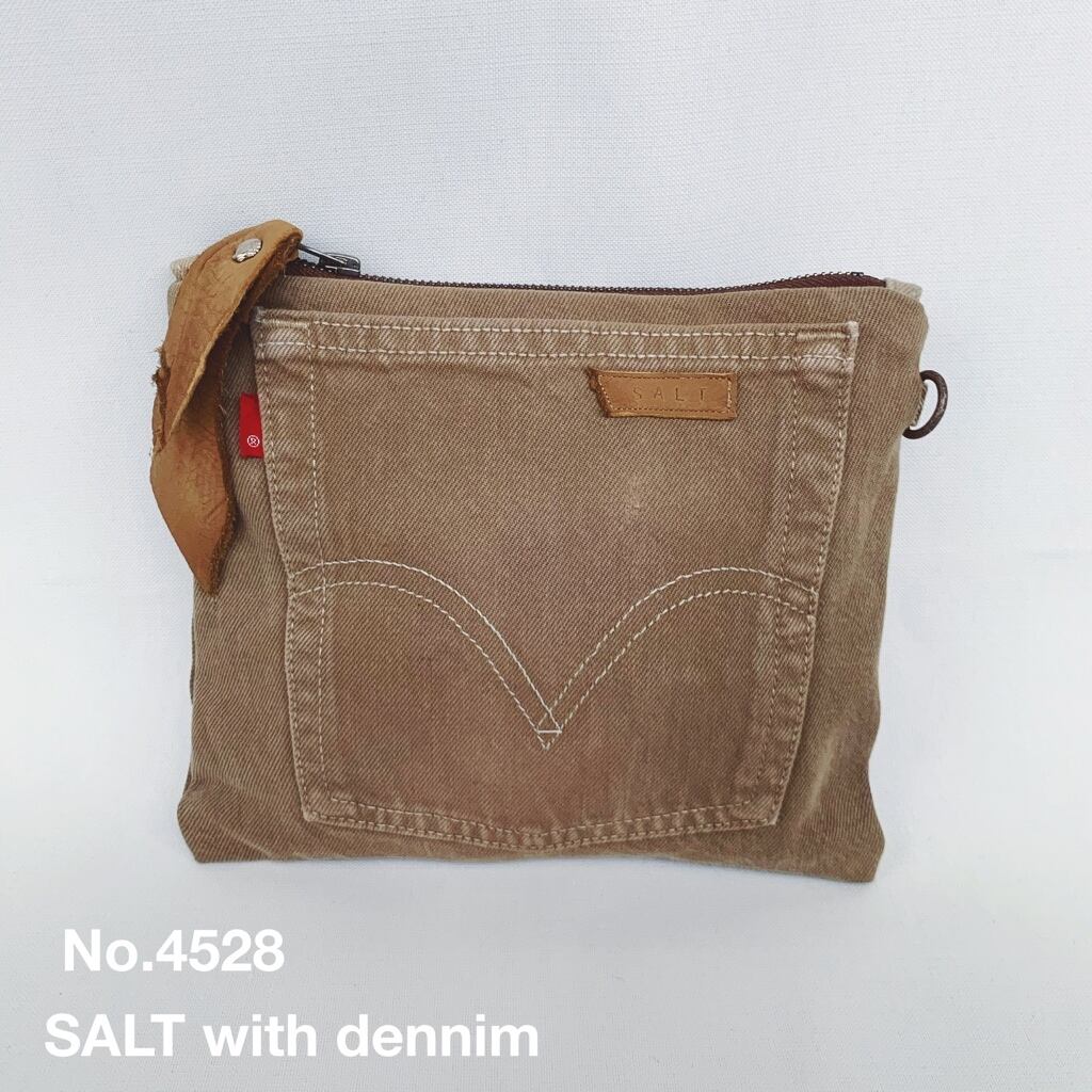 DeniポケSALTポーチ Beige No.4528