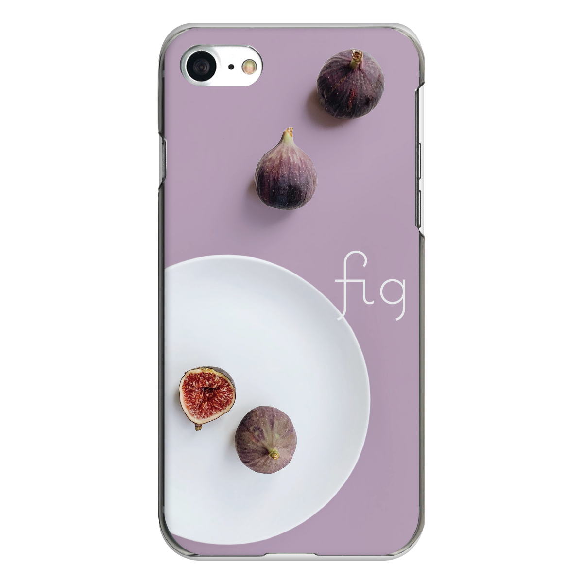 iPhone対応 スマホ ハードケース クリア フィグ 食べ物 デザイナーズ 【iPhone17 / iPhone16e / AQUOS / Xperia 他 iPhone / Android ほぼ全機種対応】 |desr3720