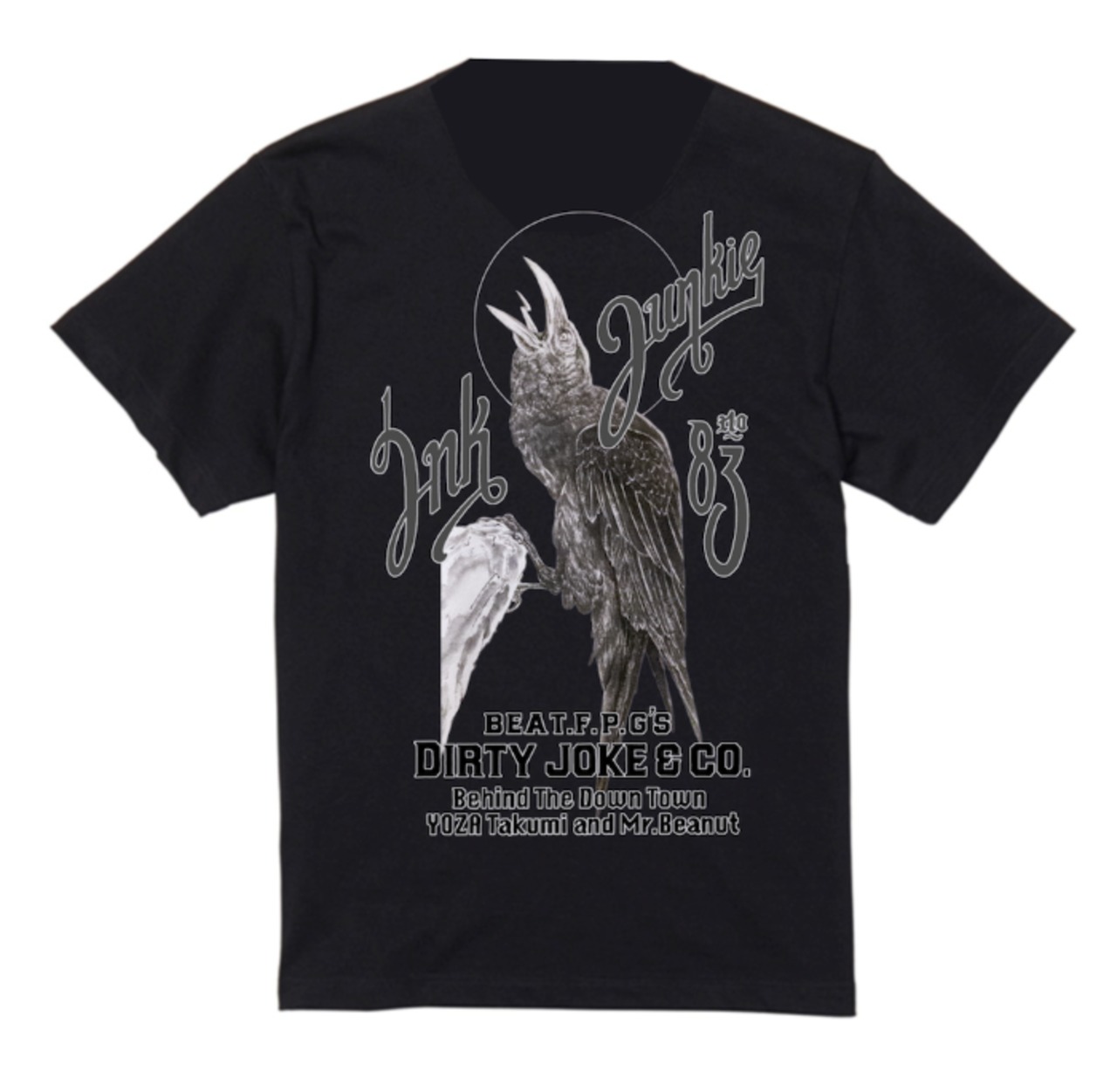 BEAT.F.P.G / YOZA Takumi x BEAT.F.P.G "KARASU" / T SHIRT / Tシャツ / BLACK - 5