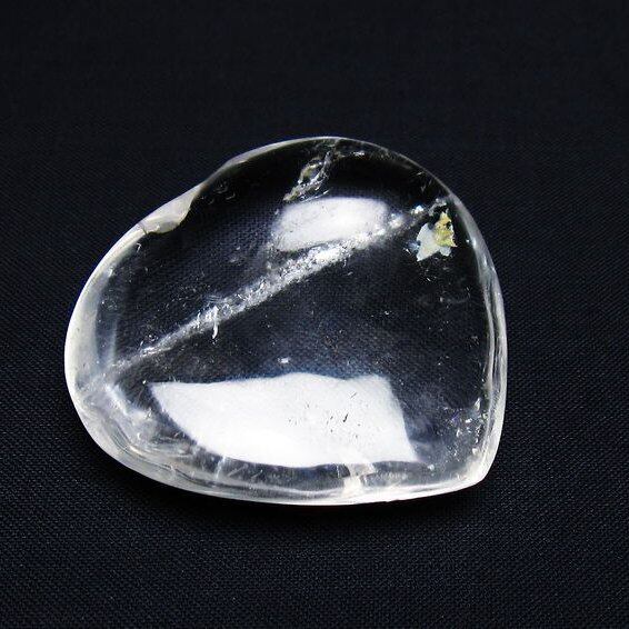水晶 ハート置物 一点物 145-1595