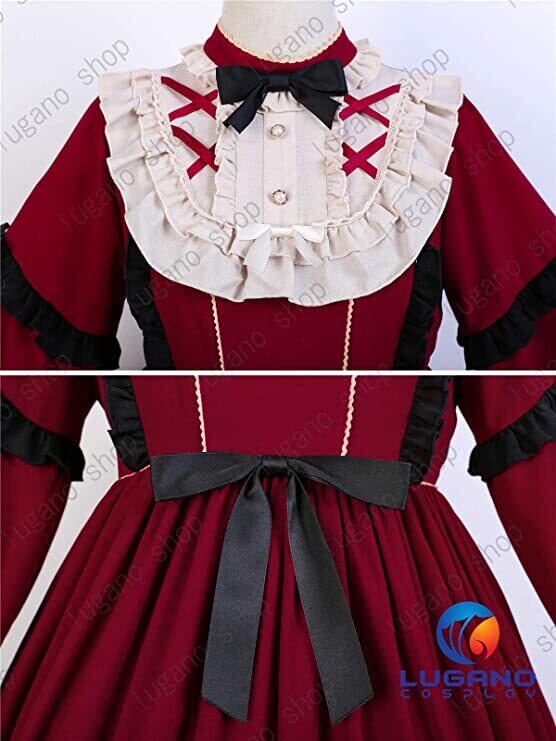 KL001 萌えゴシック ロリータ風 Sweet Gothic Lolita風 ワンピース