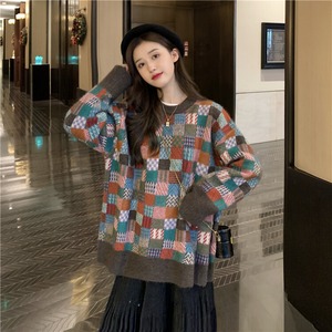 【韓国通販 dgo】retro pullover knit sweater （A0519）