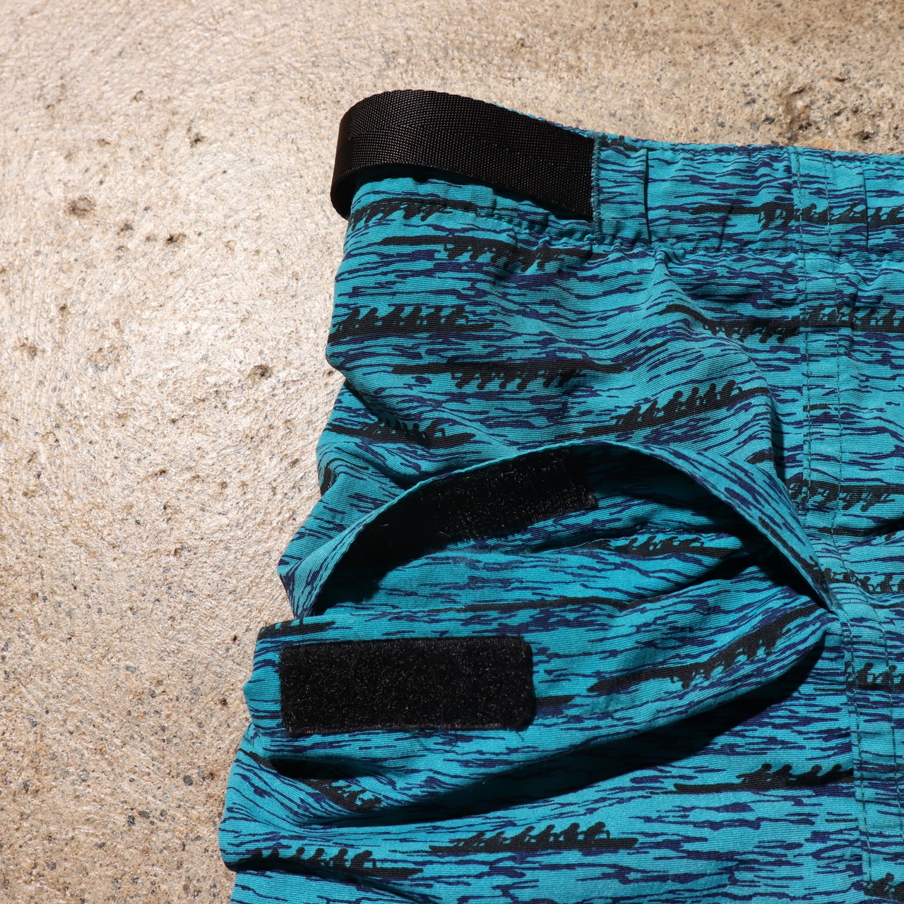 美品 XL 95年 波タグ リバーショーツ patagonia パタゴニア 水着 rivershorts カヌー カヤック スイムショーツ 総柄