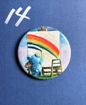 熊五郎 缶バッチ