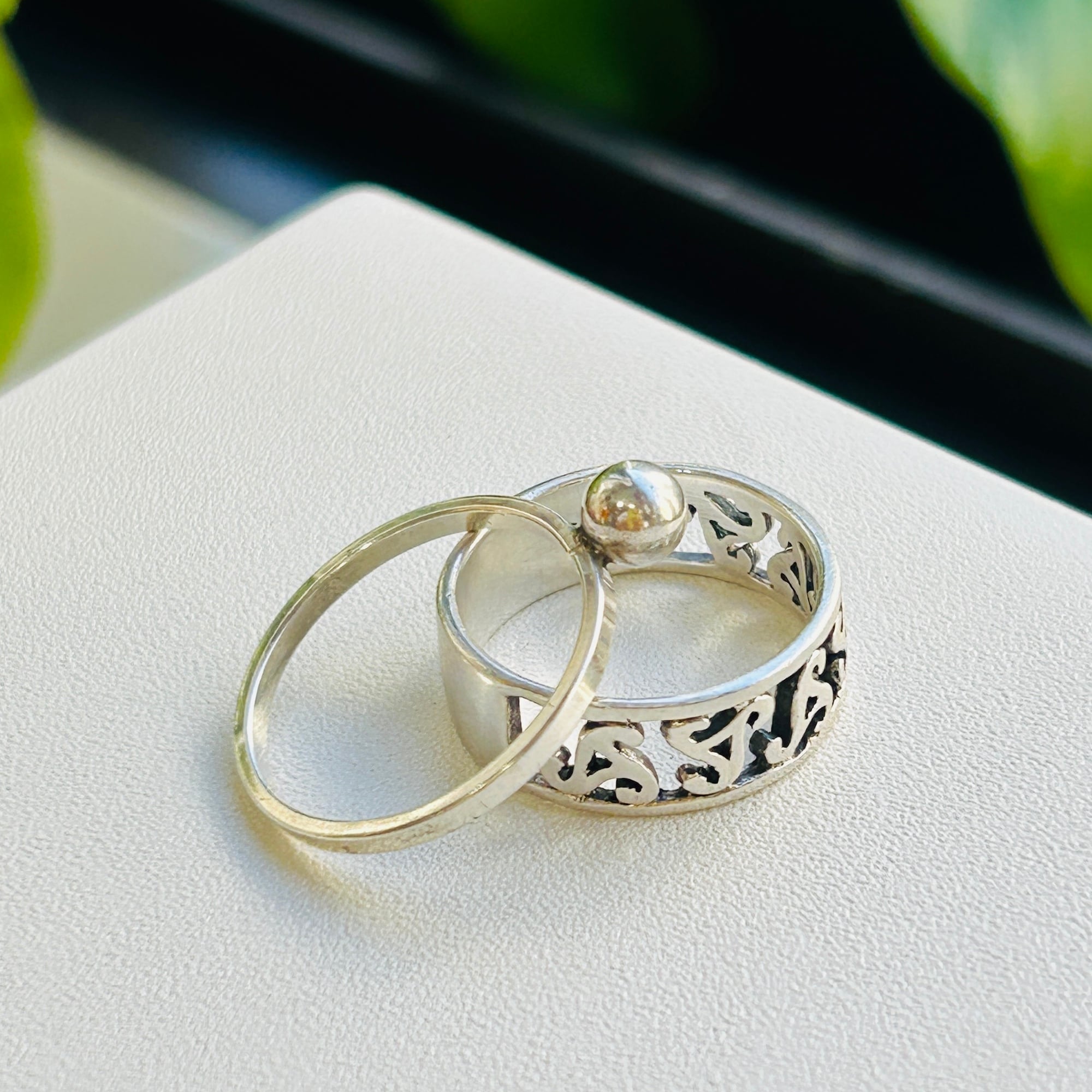 Mexico silver 925 透かし　リング　vintage シルバー925 【A】透かしバンドリング（12号） | Milo Antiques & Vintage