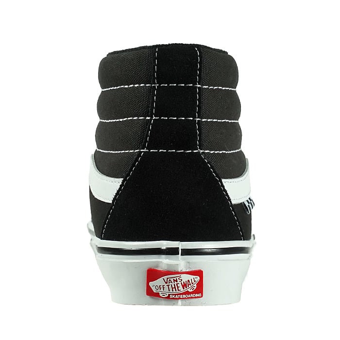 VANS SKATE SK8-HI BLACK/WHITE バンズ スケハイ スニーカー スケボー スケートボード スケシュー SK8 靴 定番メンズ　 レディース