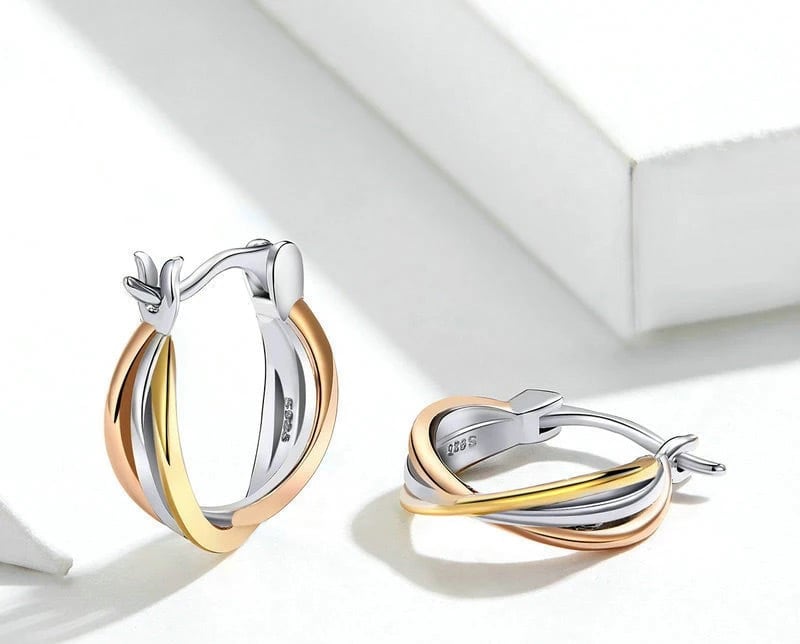 SV925threecolorminihooppierce