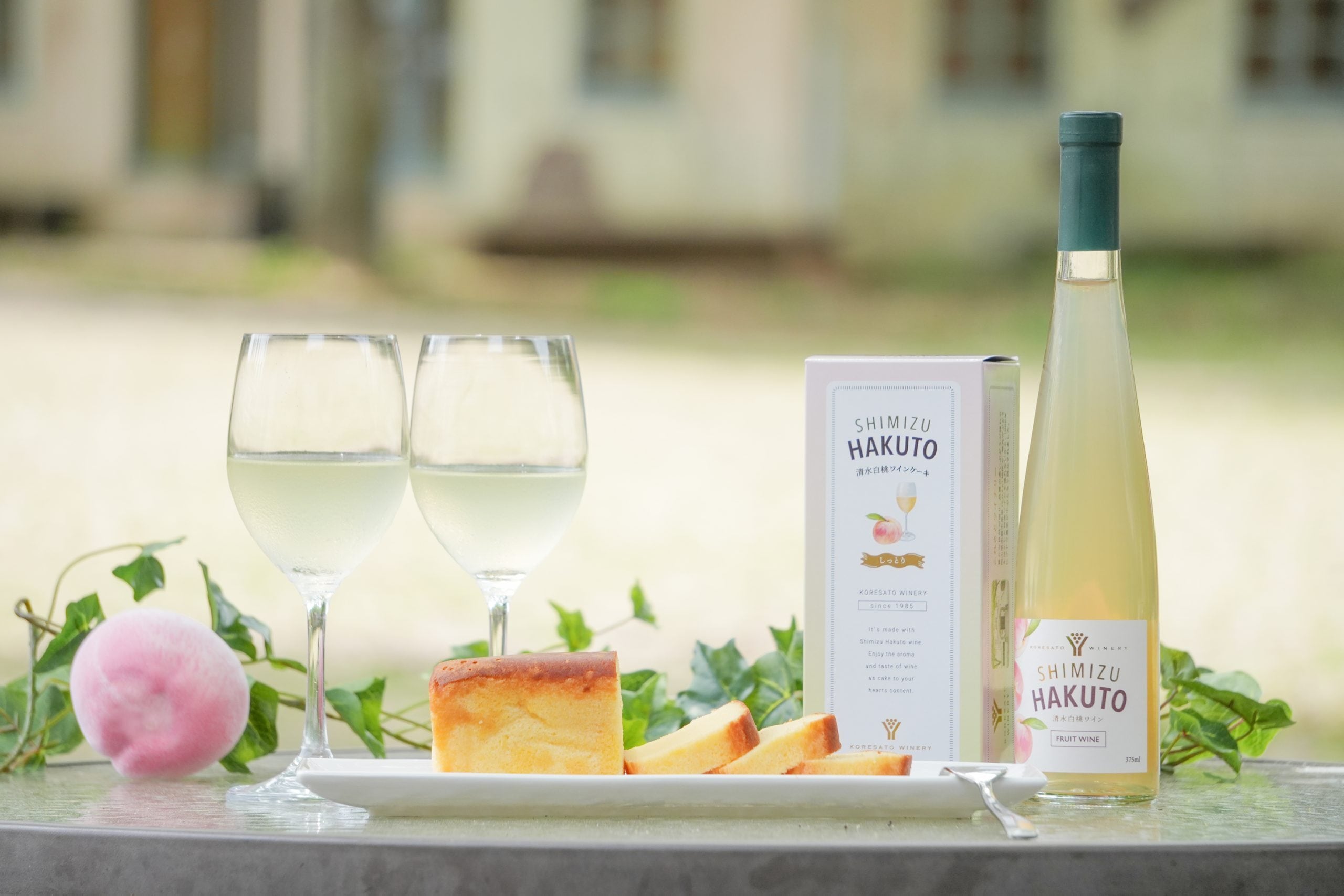 新発売】白桃ワインケーキ | これさとワイナリー