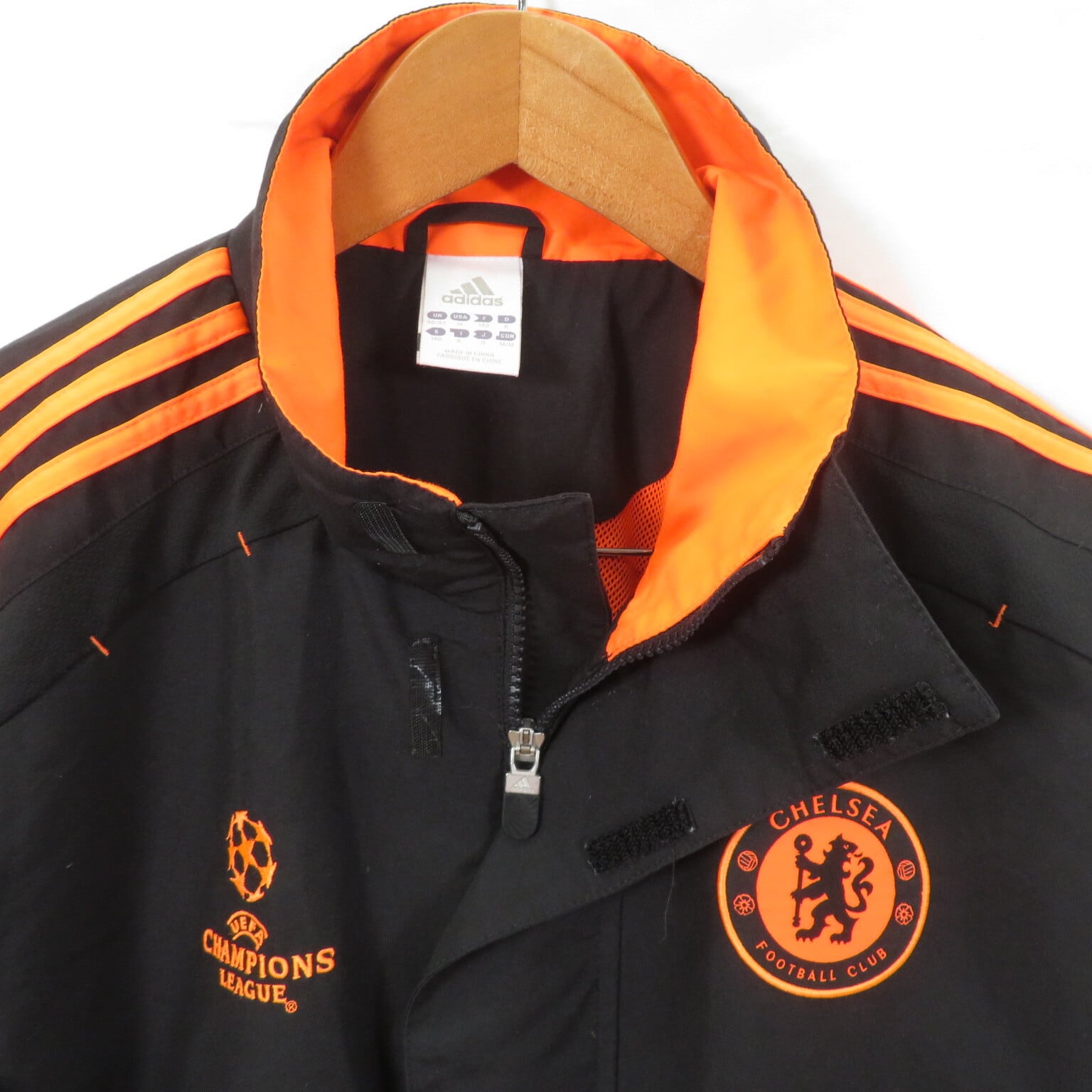 【セール中】　アディダス　チェルシーFC ジャージ　セットアップ チェルシーFC UEFA チャンピオンズリーグ ジャージ セットアップ sizeO