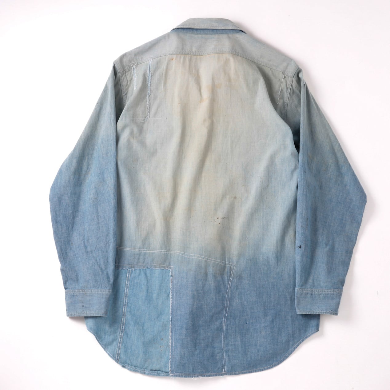 希少】50s BIG MAC special vintage chambray shirt big size made in