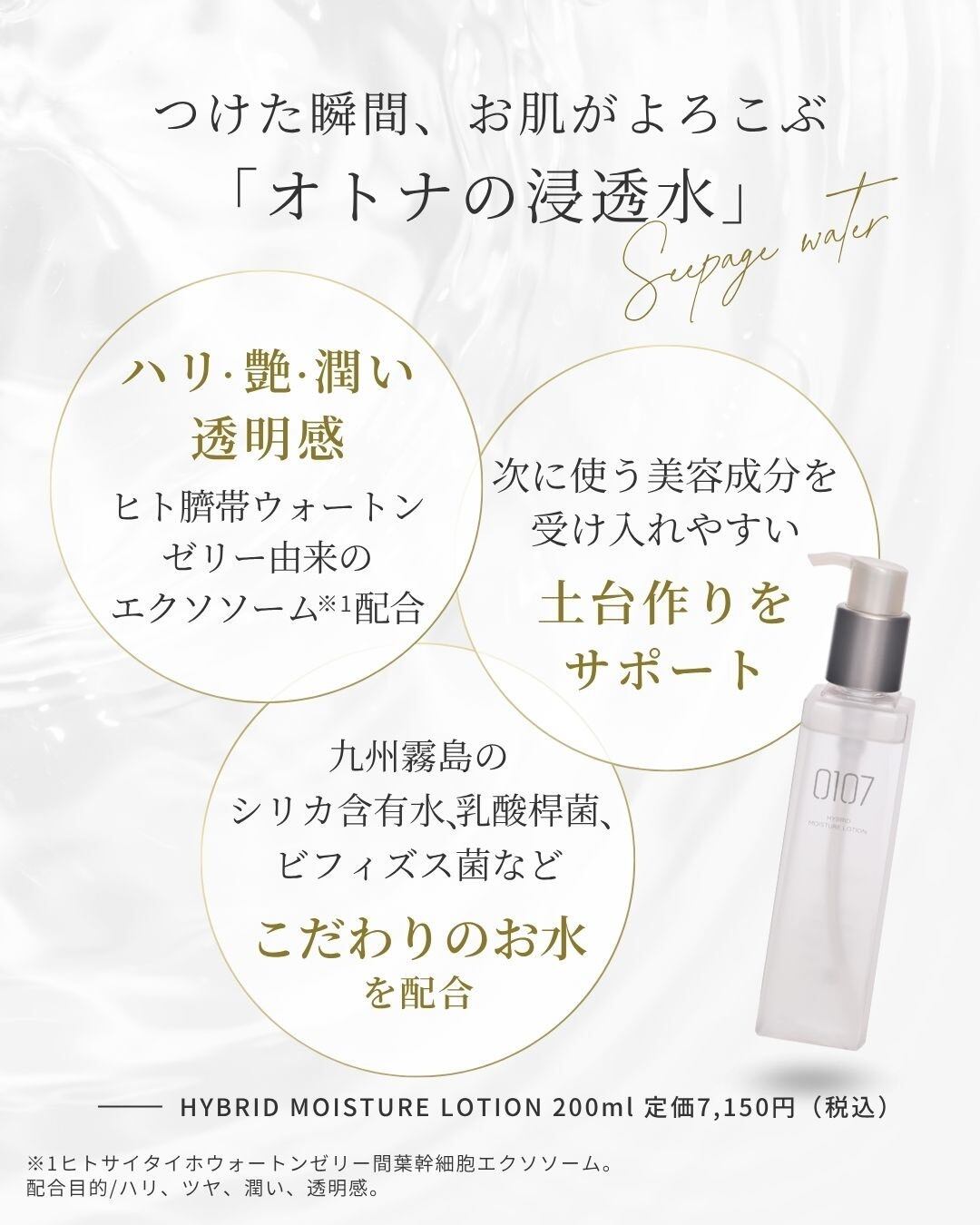 0107 オトナ /ハイブリッド モイスチャーローション（化粧水） | Pay ID