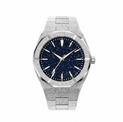 【ICE43】Starlit Frost Luxury Watch 【SILVER】