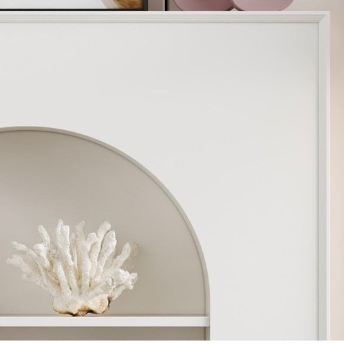 ディスプレイキャビネット 暖炉 ミニマリスト 白 ホワイト 収納ラック 棚 キャビネット おしゃれ ホテルライク 北欧