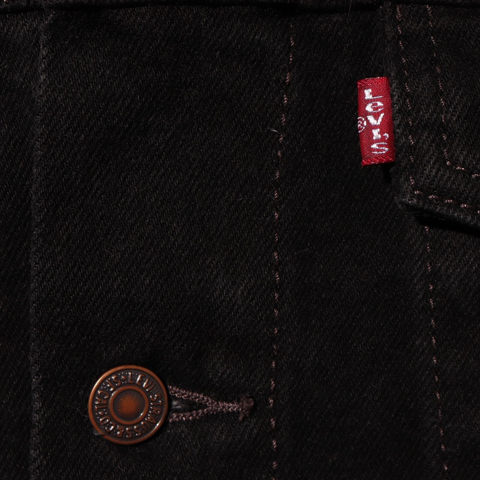 美品 L 70507 Levi's ブラックデニムジャケットリーバイス 黒 levi's G