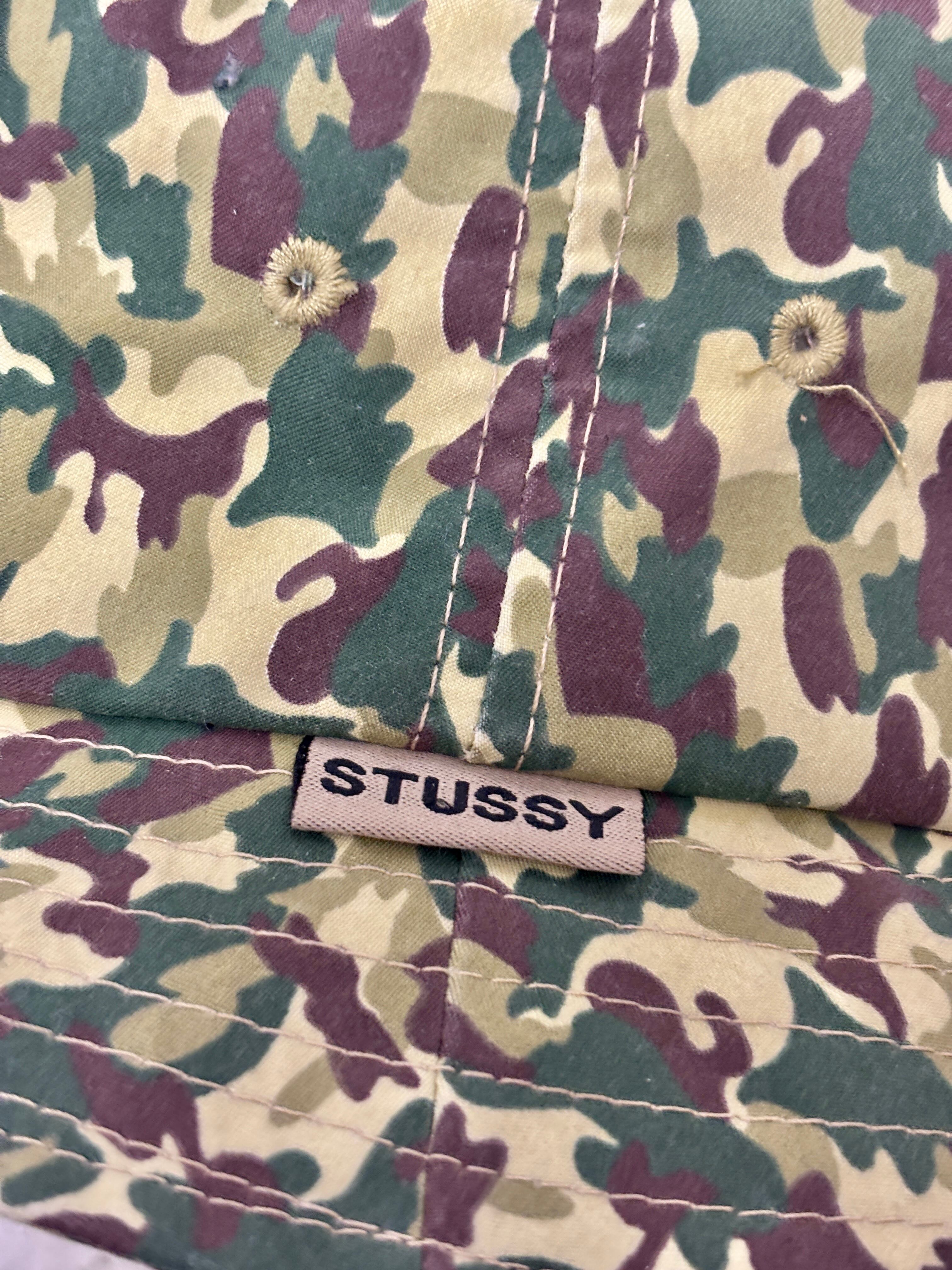 90～00s OLD STUSSY/Bucket Hat/USA製/紺タグ/S-M/バケットハット