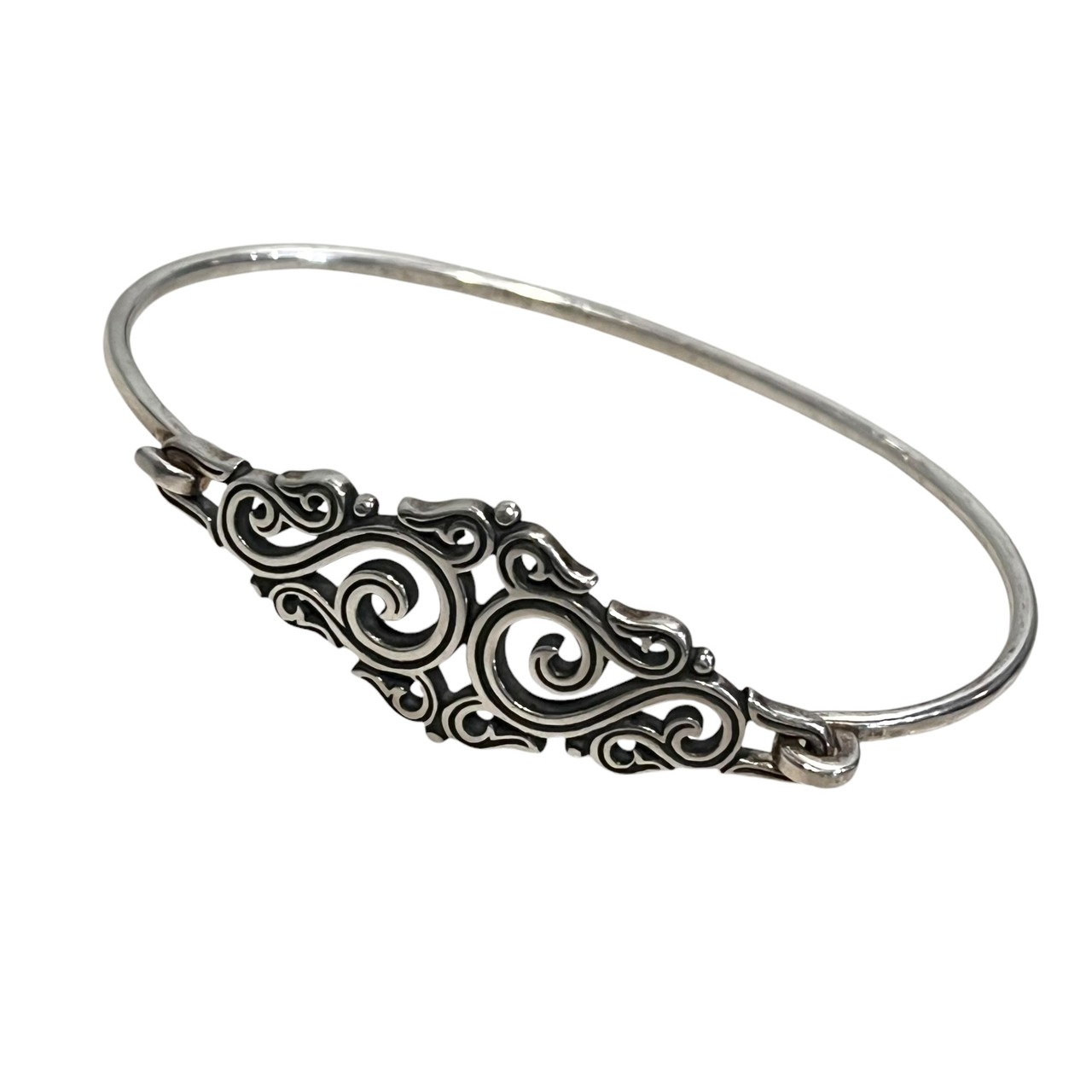 vintage silver cuff bangle